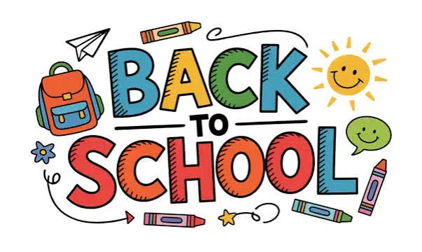 Colorful back to school vector banner for a neurodivergent back-to-school guide