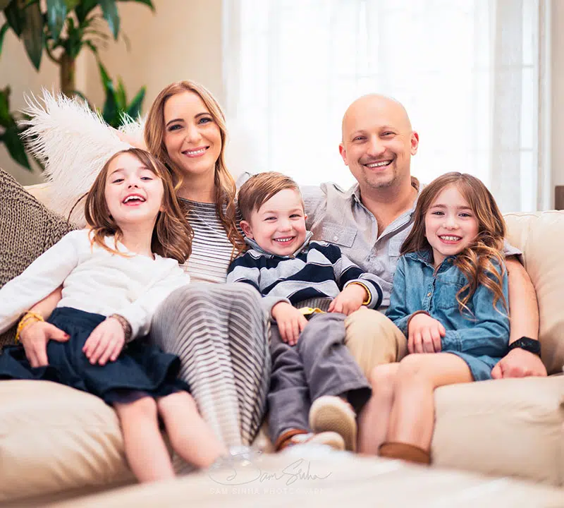 Dr. Konstantin and Paula Lukin and their children